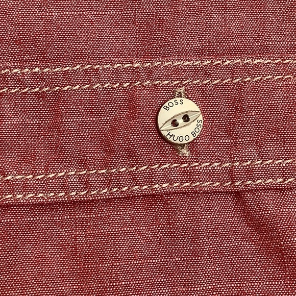 Hugo Boss Boss button down casual shirt size M EUC - Picture 9 of 15